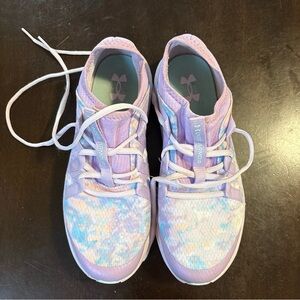 Under Armour Kids' Lavender and Blue Sneakers